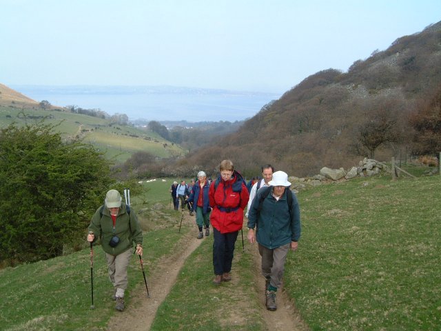 up from Llanfairfechan